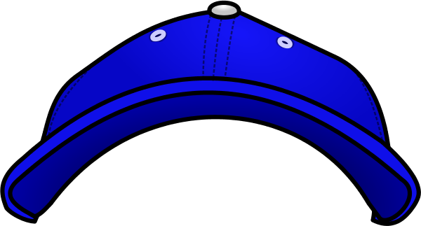 Baseball Hat Backwards - Blue Baseball Hat Png (600x323)