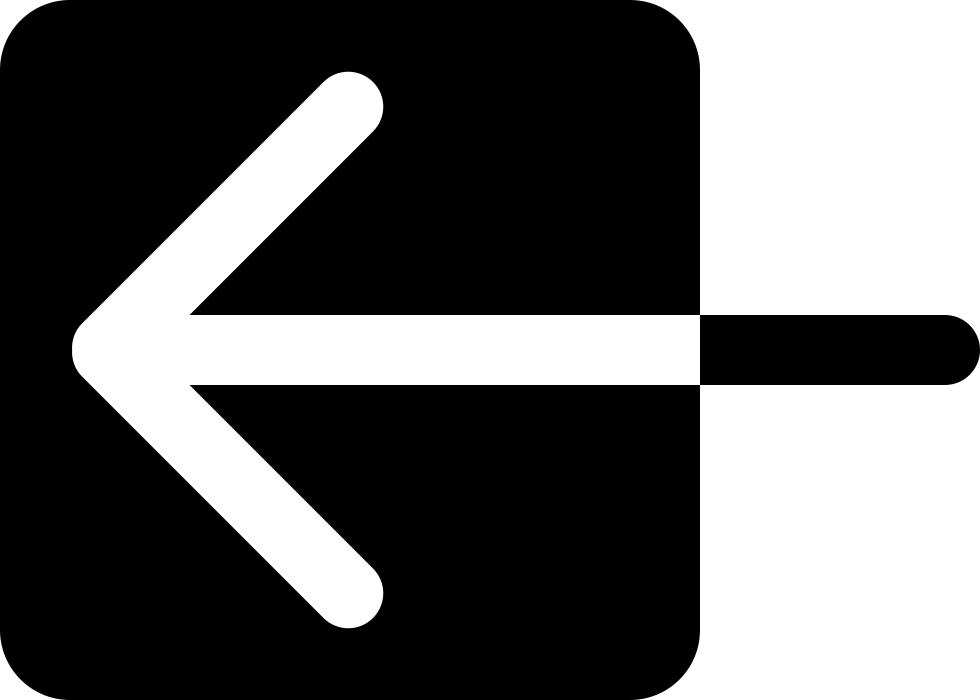 Left Arrow And Black Square Symbol Comments - Icon (980x700)