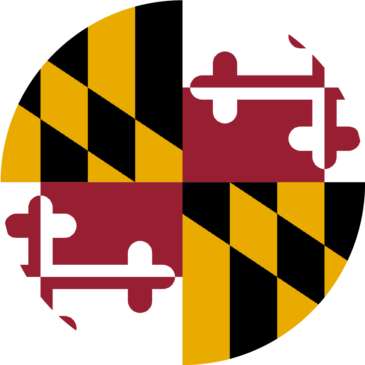 Maryland State Funding And Incentive Programs - Maryland State Flag Round (1200x1200)