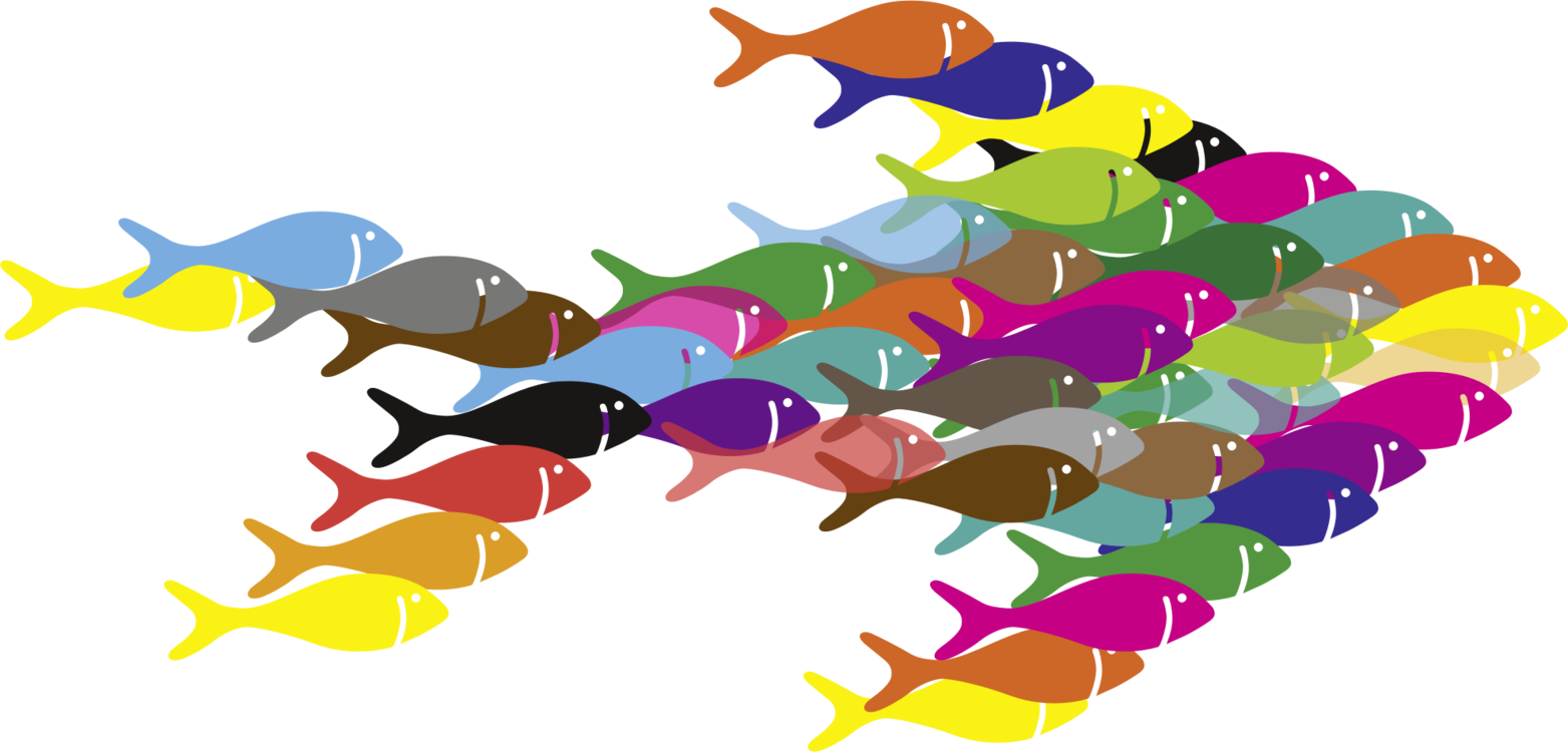 Fish Computer Icons Encapsulated Postscript Digitization - Whole Is More Than The Parts (1563x750)