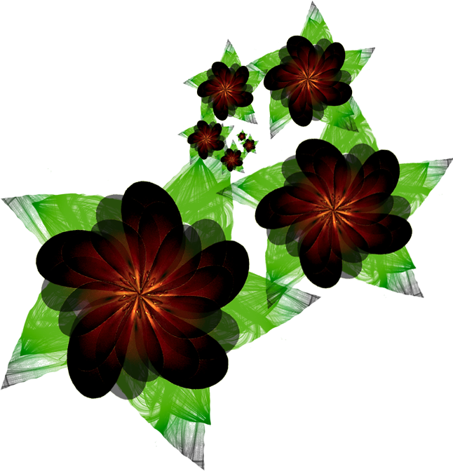 Fractal Manip Stock Flower - Illustration (646x672)