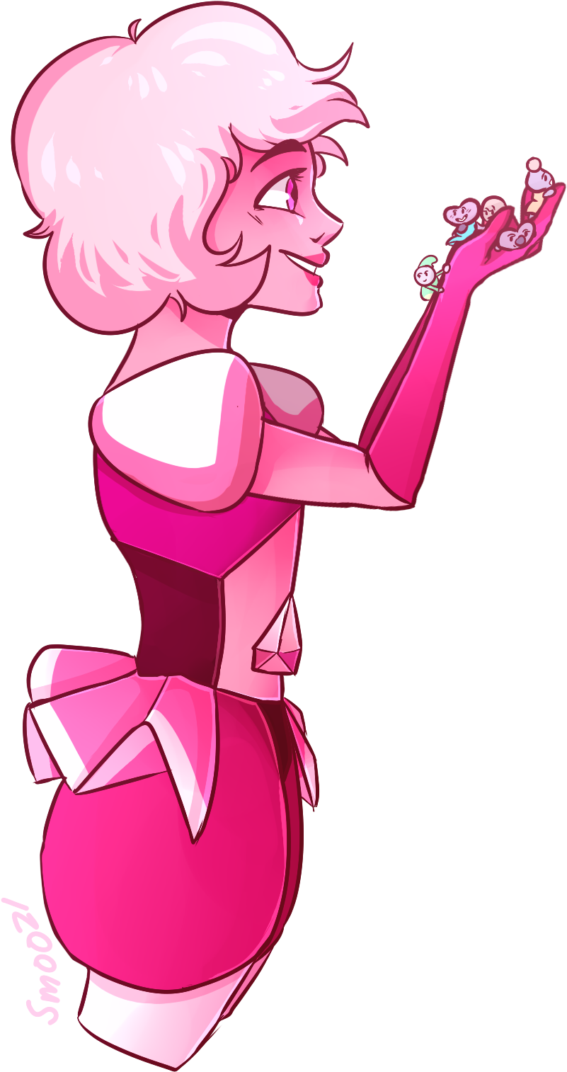 Pink And Pebbles By Smoozii Pink And Pebbles By Smoozii - Cartoon (860x1529)