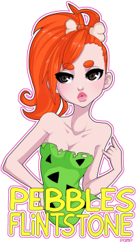 Pebbles Flintstone It Was So Much Fun To Draw Her - - Pebbles Flintstones Fan Art (400x400)
