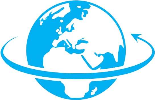 The Wondering Family - World Globe Black And White (564x365)