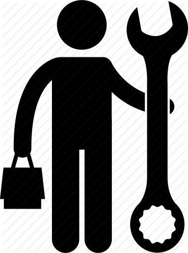 Factors Of Production Png Clipart Production - Png Standing Man Icon (380x512)