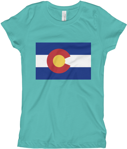 Home Colorado Plus Flag Girls Tshirt - Cute This Little Princess Is 8 Girls Birthday Tshirt (600x600)