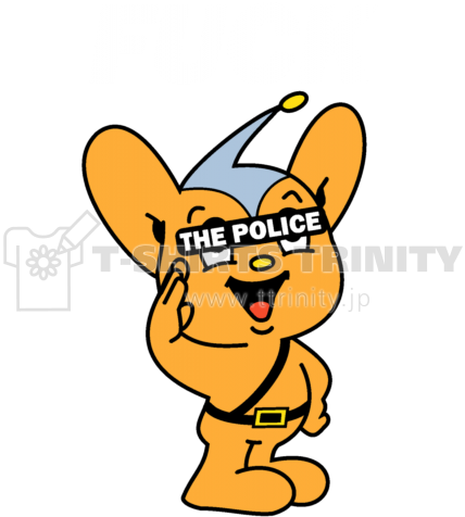 Fuck The Police (white) - ピーポ くん Fuck (480x480)