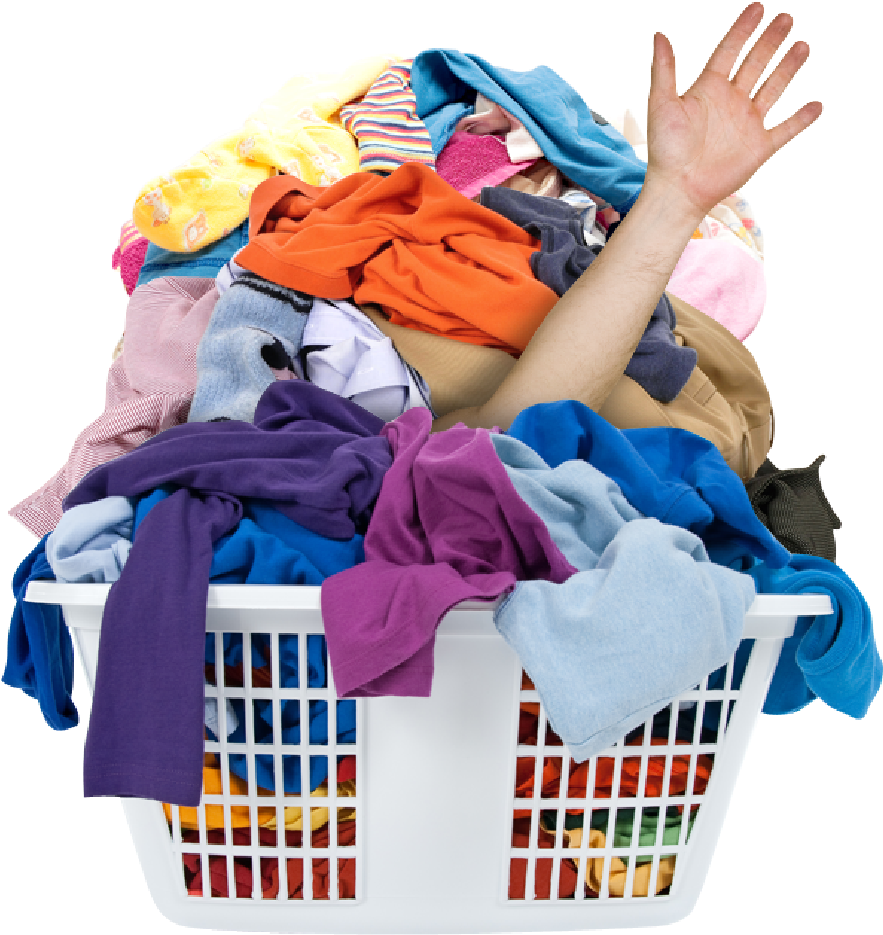 Download and share clipart about Pictures Laundry - Laundry Basket With Clo...