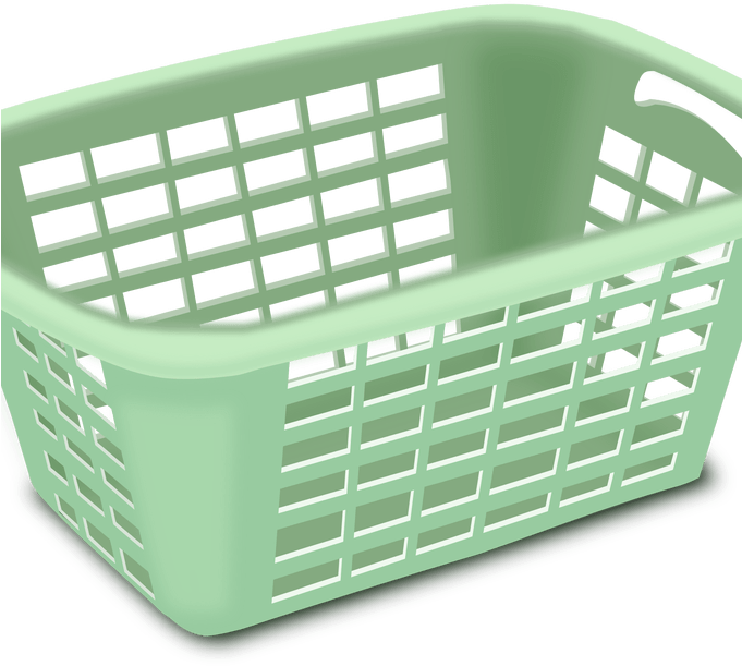 Clipart Plastic Laundry Basket - Laundry Basket Png (680x680)
