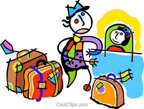 Businessman Traveling Royalty Free Vector Clip Art - Businessman Traveling Royalty Free Vector Clip Art (480x365)