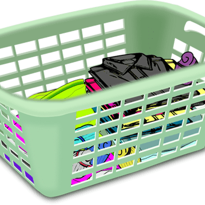 Clipart Basket Laundry (680x680)
