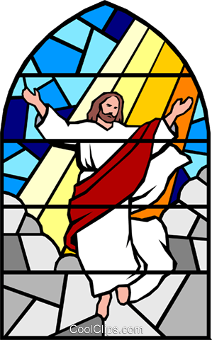 Ascension Into Heaven Royalty Free Vector Clip Art - Ascension Of The Lord Clipart (299x480)