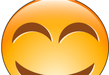 Download Wallpaper Clipart Of - Laughing Smiley Face (450x300)