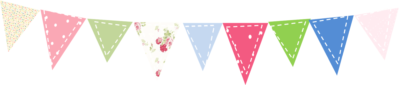 Banderitas Png (1600x343)