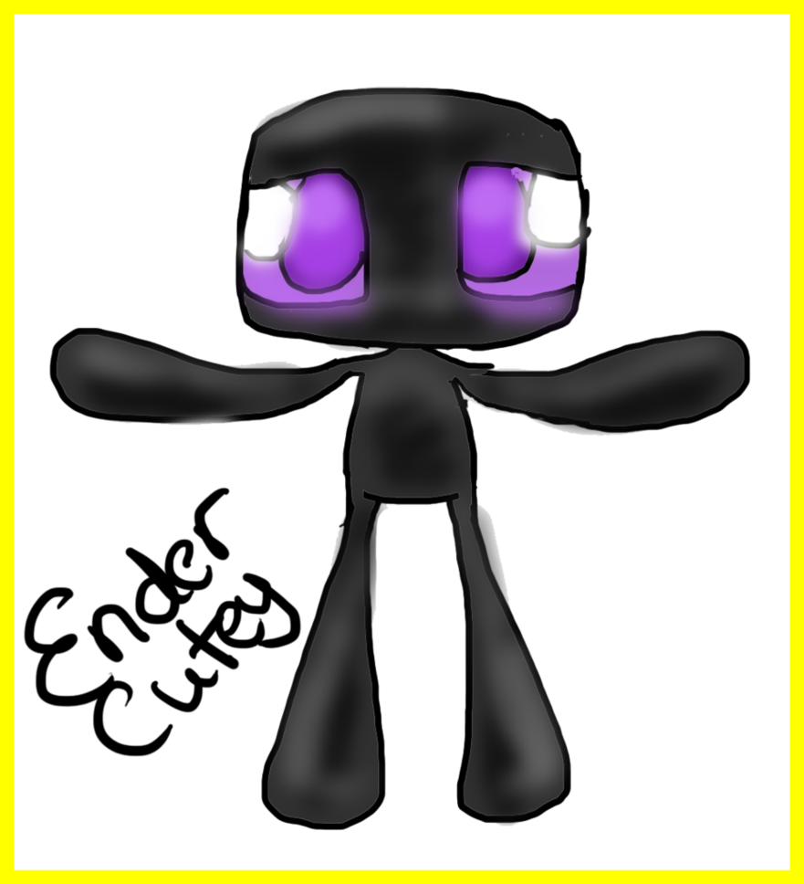 Inspiring Minecraft Enderman Inch Vinyl Figure For - Cute Minecraft Enderman (881x968)