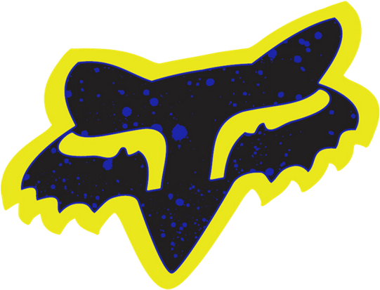 F Clip Inch Svg Transparent - Fox Racing Logo Blue (540x540)