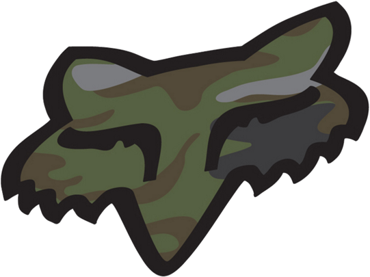 F Clip Inch Graphic Black And White Stock - Red Fox Racing Logo (540x540)