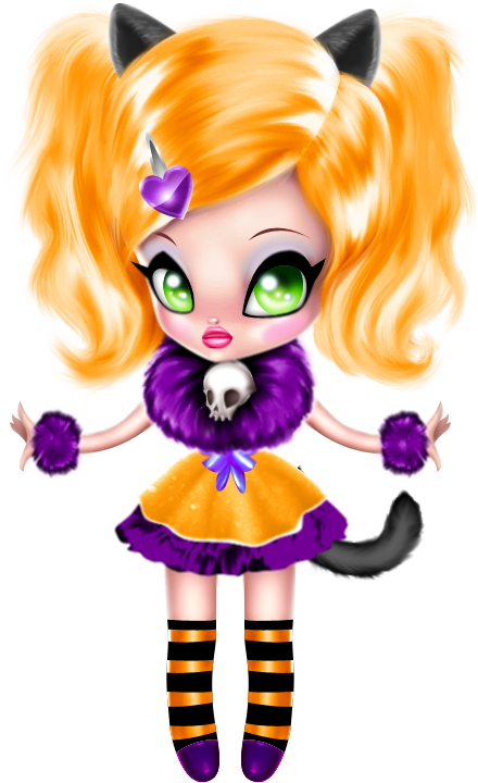 Sugar Scull, Voodoo Dolls, Mishka, Cute Dolls, Blythe - Doll (440x720)