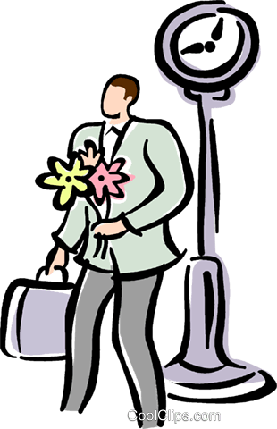Man Standing With A Bouquet Of Flowers Royalty Free - Flower (310x480)