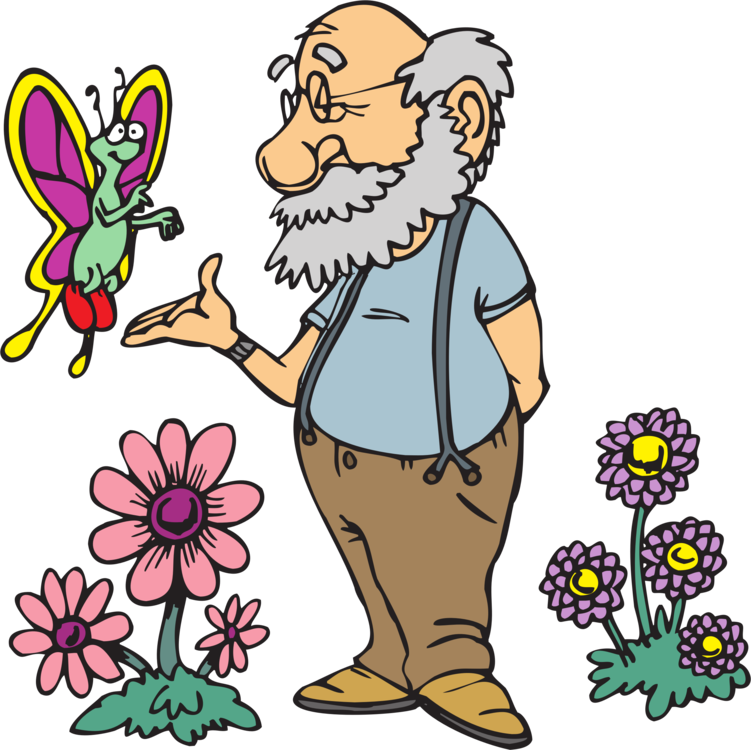 Cartoon Drawing Man Illustrator Free Commercial Clipart - Nice Old Man Cartoon (751x750)