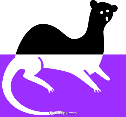 Sea Otter Royalty Free Vector Clip Art Illustration - Acrostiche Enzo En Anglais (480x446)