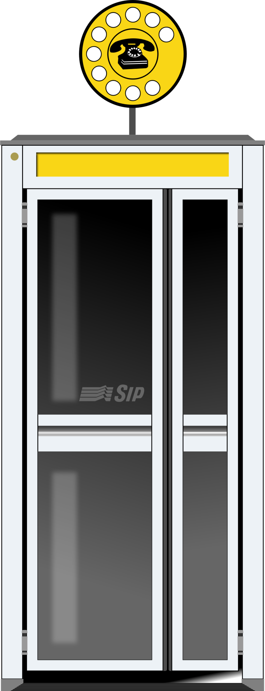 American Phone Booth Vector Clipart Telephone Booth - American Phone Booth Vector Clipart Telephone Booth (900x2343)