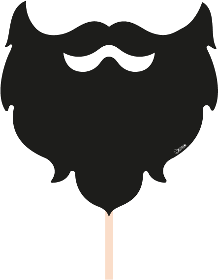 Vector Freeuse Library Beard Clipart Photo Booth - Props Beard (600x600)