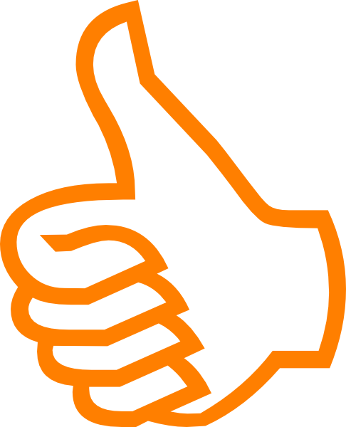 You Don't Win Leads The First Time Around - Thumbs Up Icon Orange (486x600)