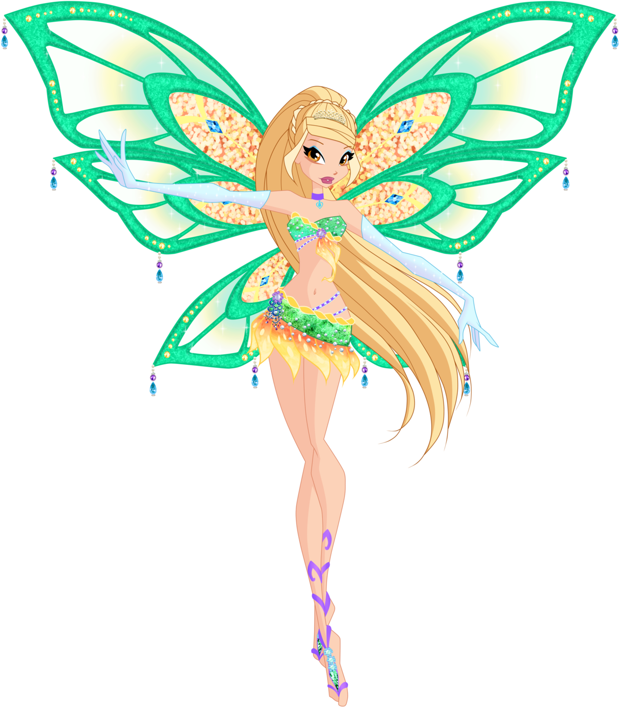 Bloom Winx Club, Club Design, Hope You, Ngôi Sao, Fairy - Winx Club Daphne Believix (1280x1524)