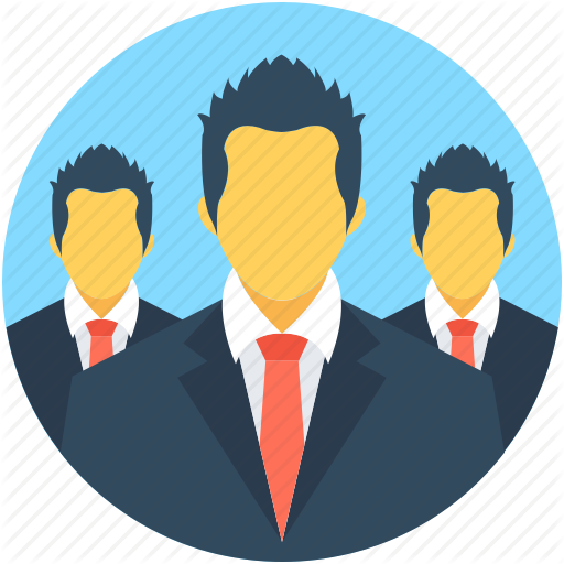 Market And Economics By Vectors Businessmen Employees - Icon (512x512)