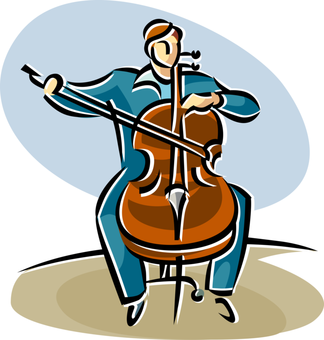 Banner Transparent Library Cello Clipart Classical - Banner Transparent Library Cello Clipart Classical (667x700)