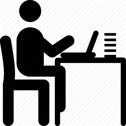 Svg Black And White Library Businessman Clipart Workplace - Iconfinder (512x512)