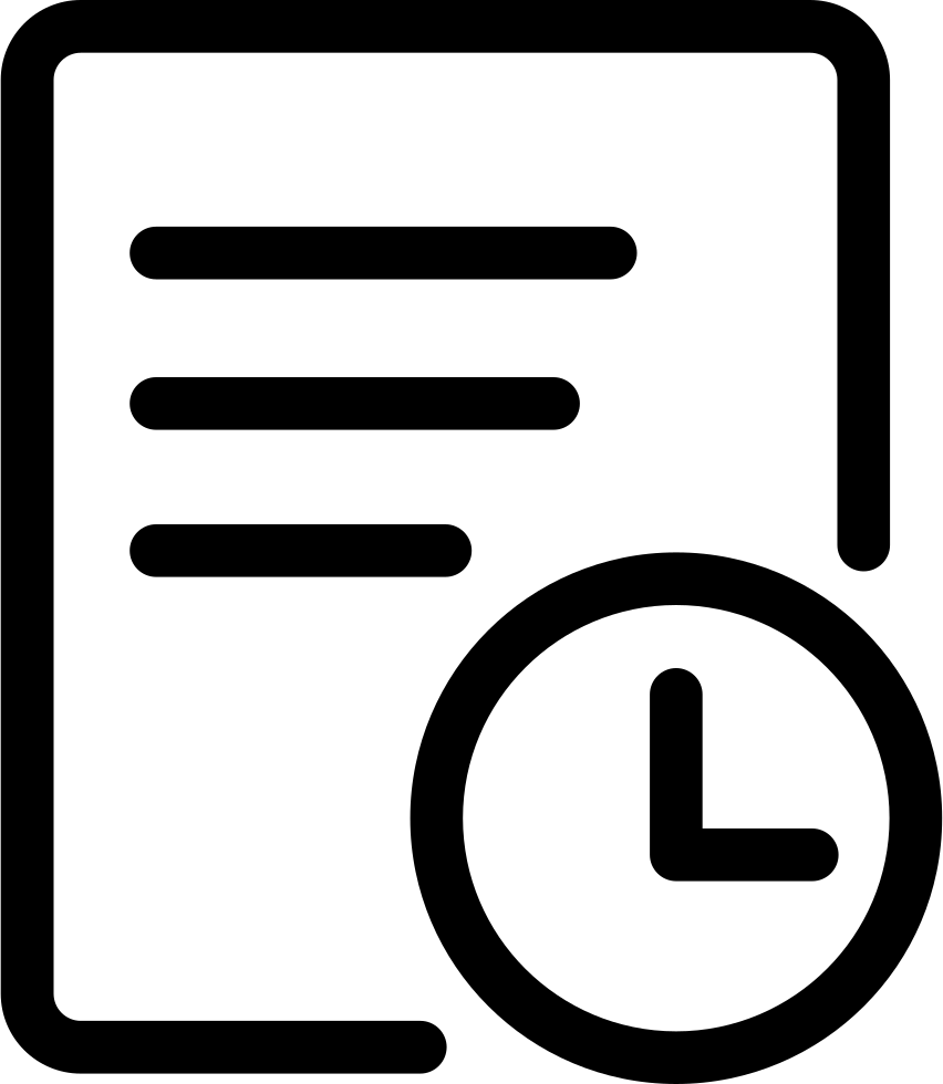 Clip Art Library Stock Pending Resume Png Icon - Pending Png (852x980)