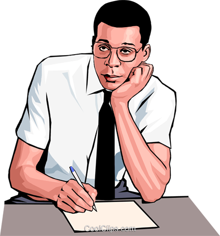 Businessman Royalty Free Vector Clip Art Illustration - Worksheet (448x480)