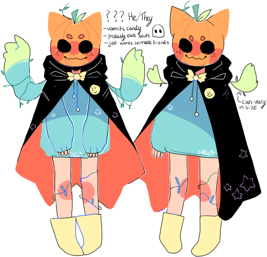 Pumpkin Boi By Snowiitea - Snowiitea (894x894)