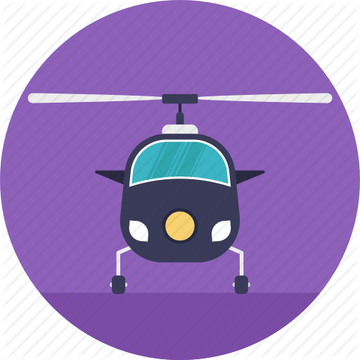 Travel By Vectors Market Aircraft Apache Helicopter - Helicopter Rotor (512x512)