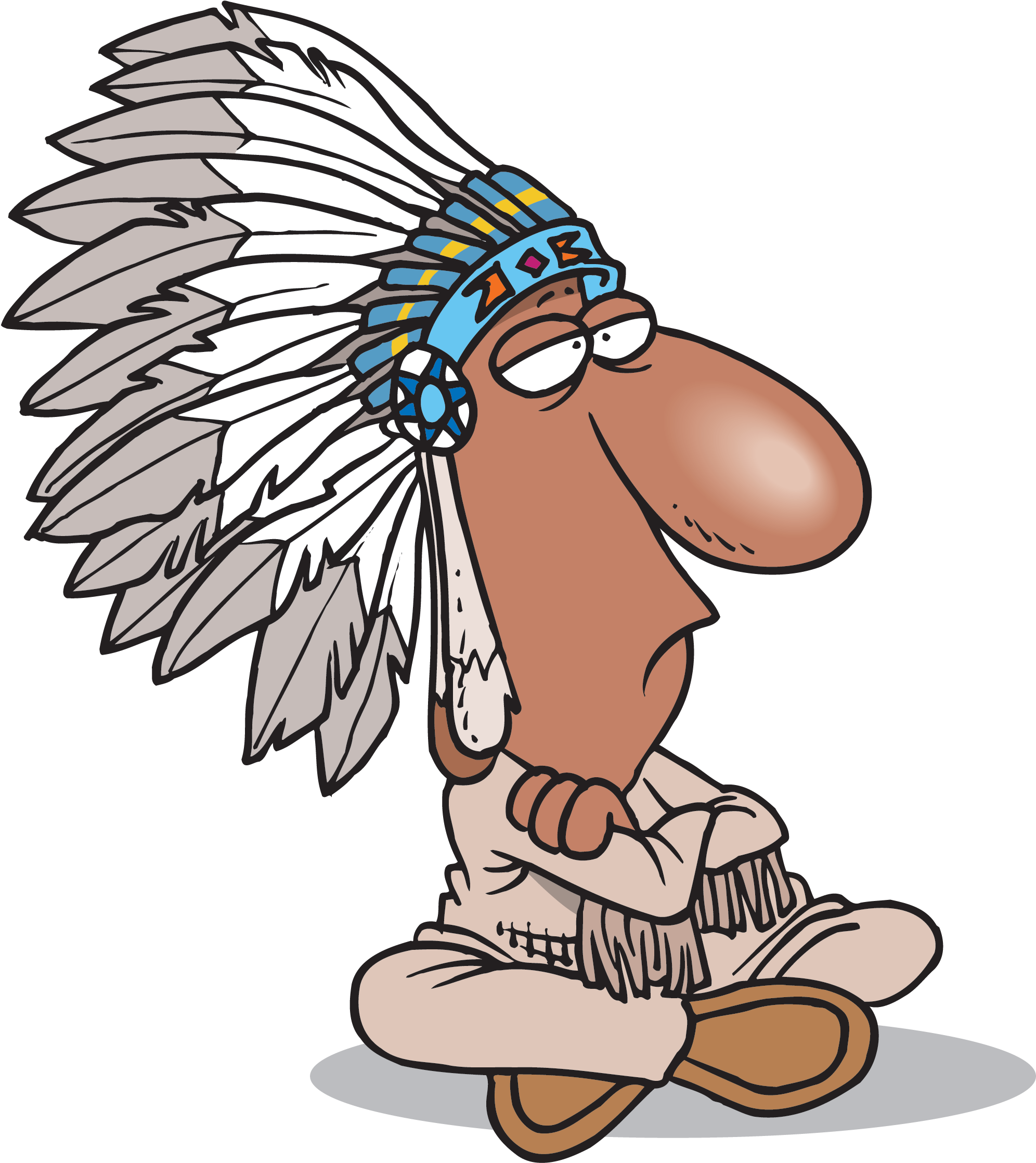 Pottery Clipart Indian Navajo - Cartoon Chief (2000x2243)