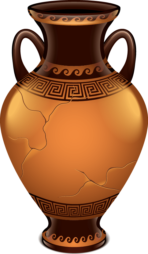 Collection Of Free Ceramics Clipart Download On - Greece Vases (484x828)