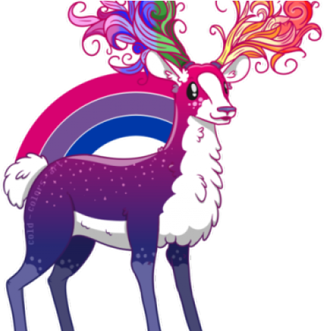 Dear Clipart Deer Herd - Bisexual Animal (640x480)
