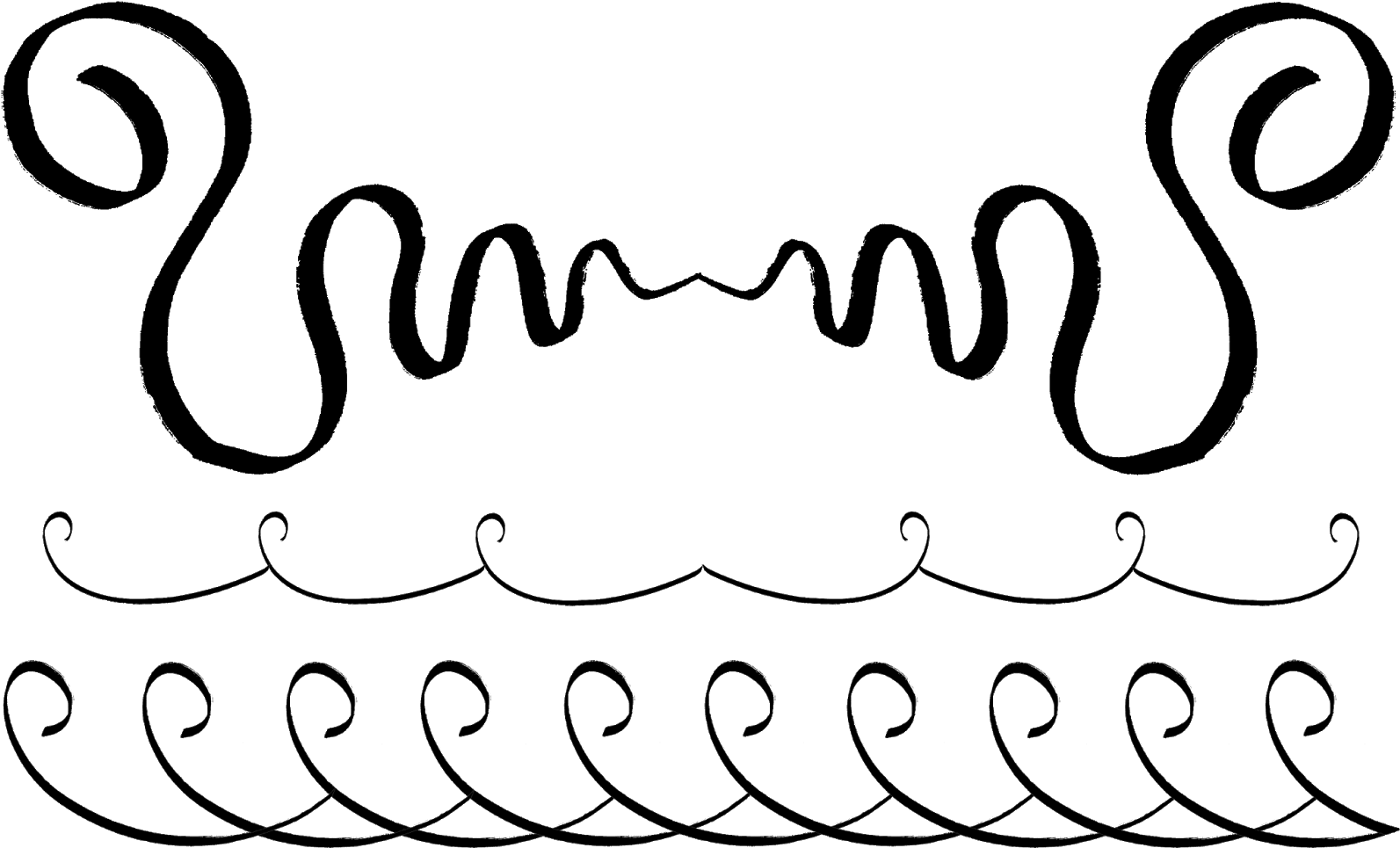 Doodle Borders Hand Drawn Clip Art Free Designs Digital - Drawing (1600x1011)