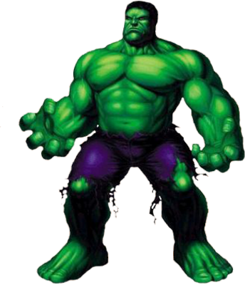 Hulk Clipart - Incredible Hulk (344x400)