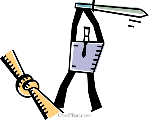 Businessman Cutting Through Rope Royalty Free Vector - Businessman Cutting Through Rope Royalty Free Vector (480x387)