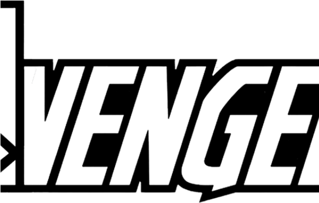 Avengers Clipart Black And White - Avengers Infinity War Logo Black And White (640x480)