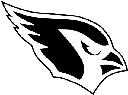 Arizona Cardinals Png Pic - Arizona Cardinals Black And White (500x500)