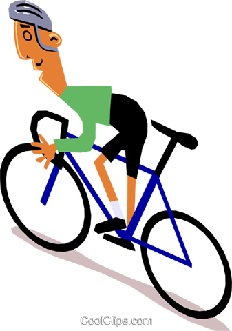 Cyclists Royalty Free Vector Clip Art Illustration - Clip Art (337x480)