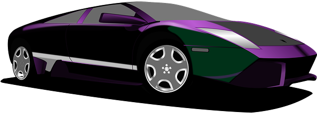 Autó, Purple, Sportautó, Fekete, Könnyűfém Keréktárcsák - Cool Black And Purple Cars (640x320)