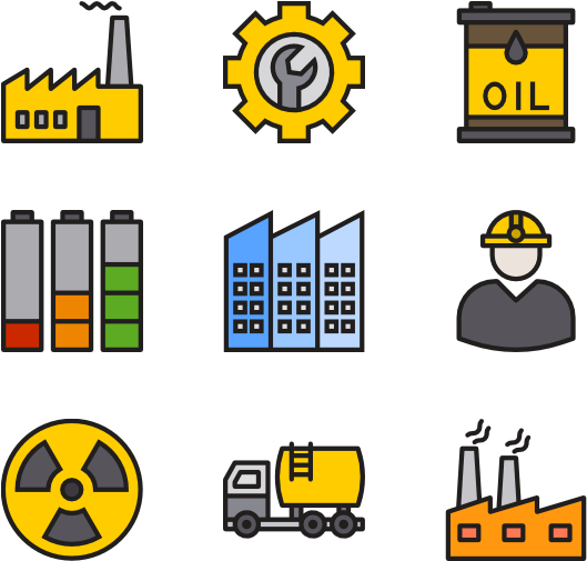 Industrial Vector Clothes Factory Jpg - Icon Png Transparent Yellow (600x564)
