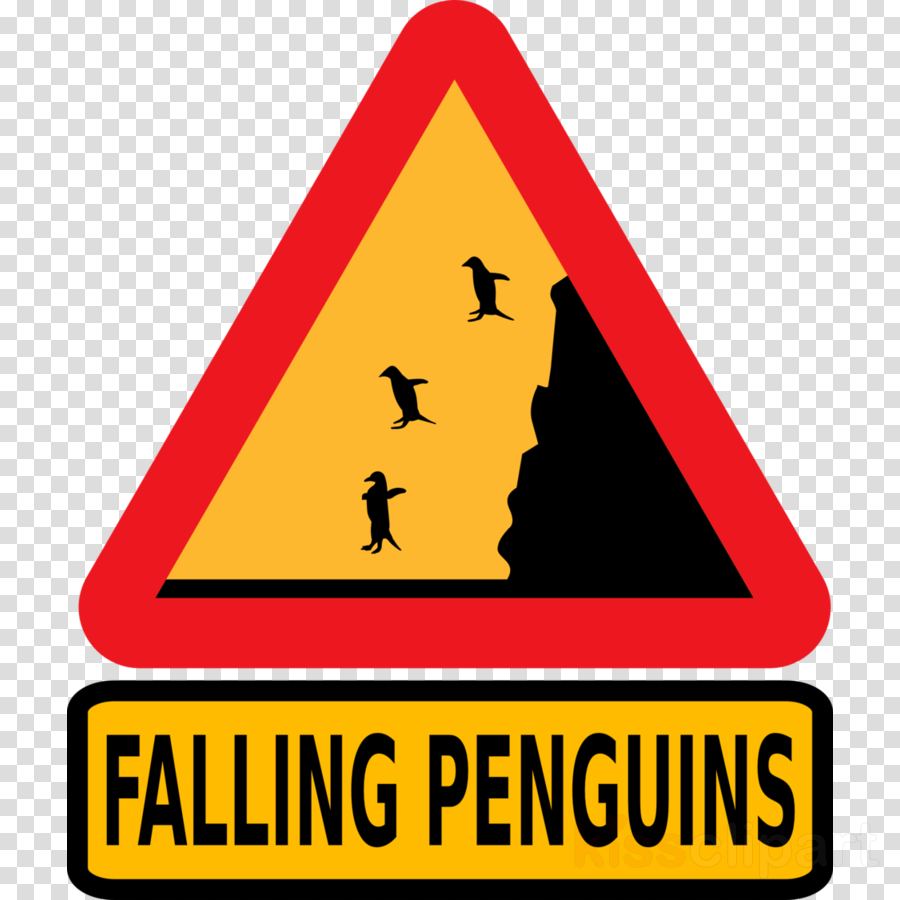 Road Sign Penguin Clipart Traffic Sign Penguin Clip - Signs That Are Hard To Understand (900x900)