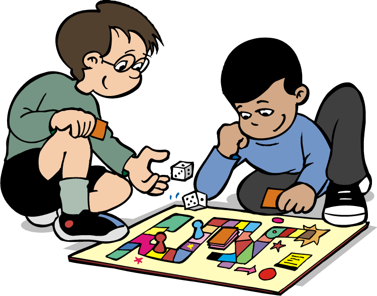 Cccfc Vbs Advertisements - Playing Board Games Cartoon (750x589)
