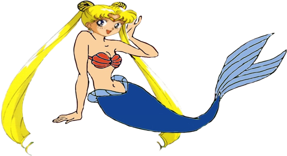 Mermaid Clipart Sailor - Los Simpson Miss Springfield (1024x549)